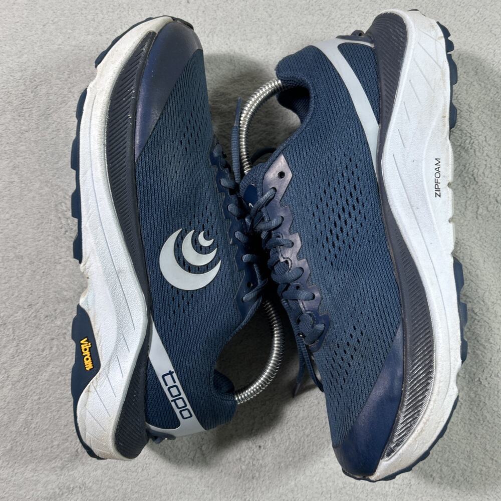Topo Ultraventure 3 Shoes Womens 8 Wide Hiking Gym Navy Blue Athletic Running
